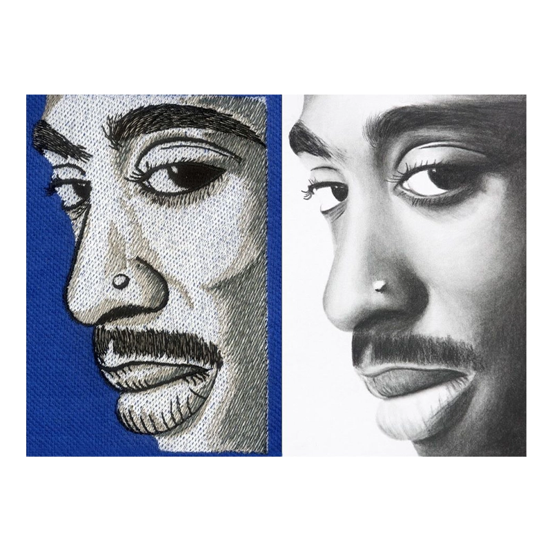 Photo Embroidery Digtizing